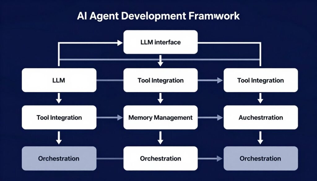 AI agent development framework code architecture