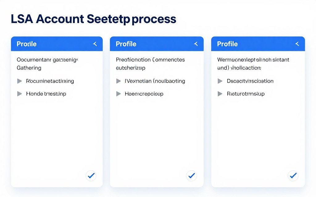 Account setup checklist