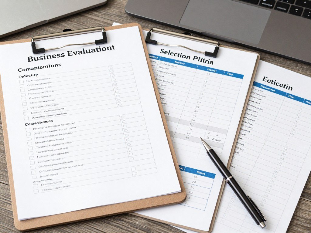 Agency evaluation checklist and selection criteria