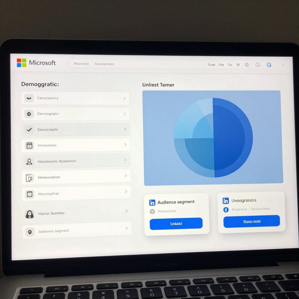 Audience targeting interface showing demographic and interest options