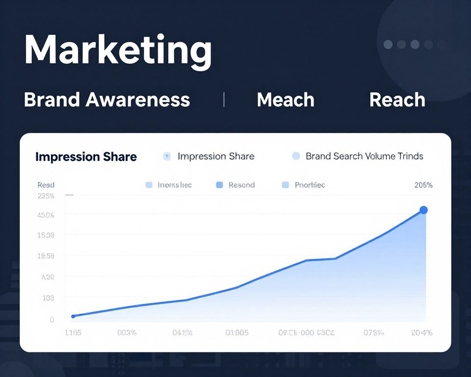Brand awareness metrics dashboard