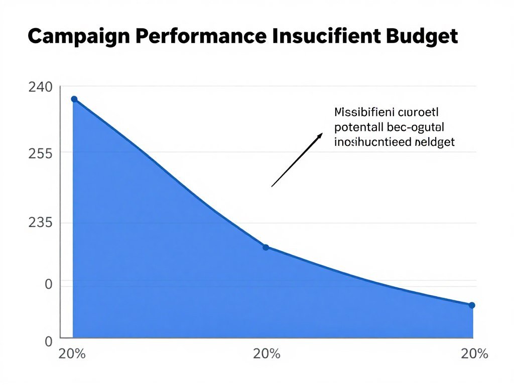 Budget too low limiting campaign performance