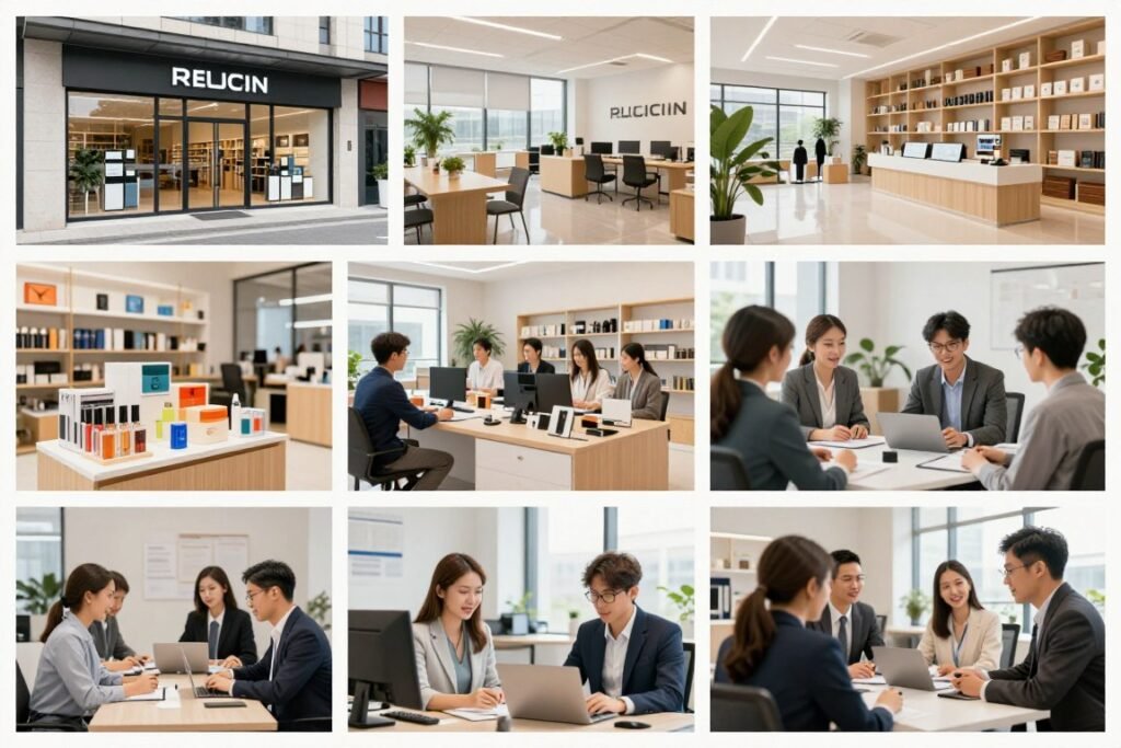 Collage of high-quality business photos for Google Business Profile