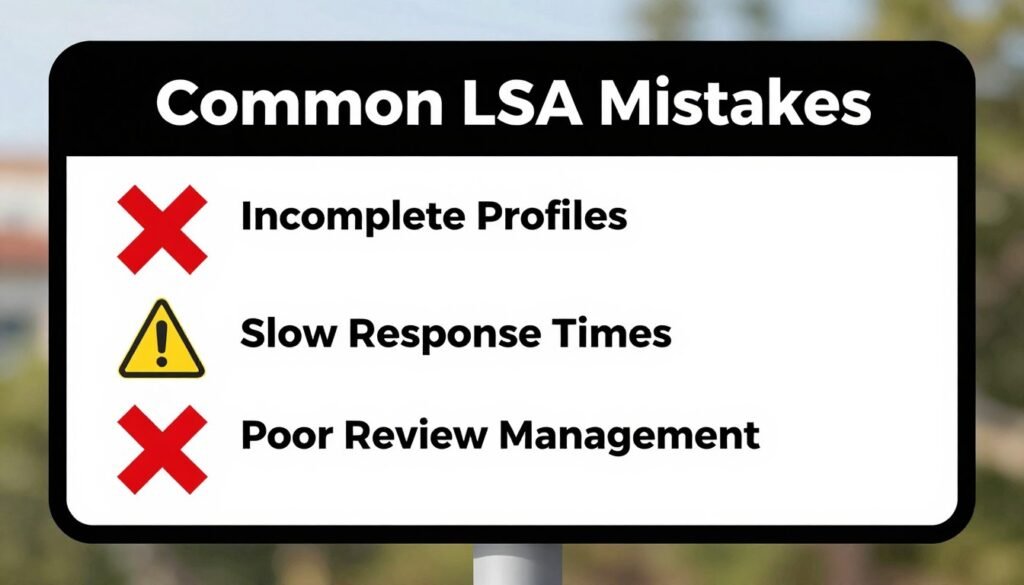 Common LSA mistakes warning signs
