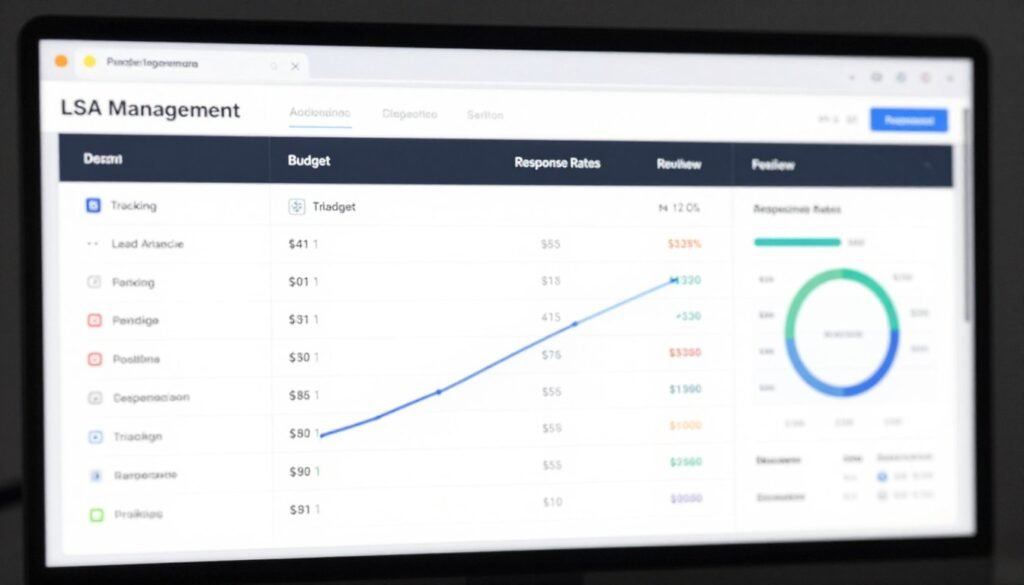 Comprehensive Google Local Services Ads management dashboard