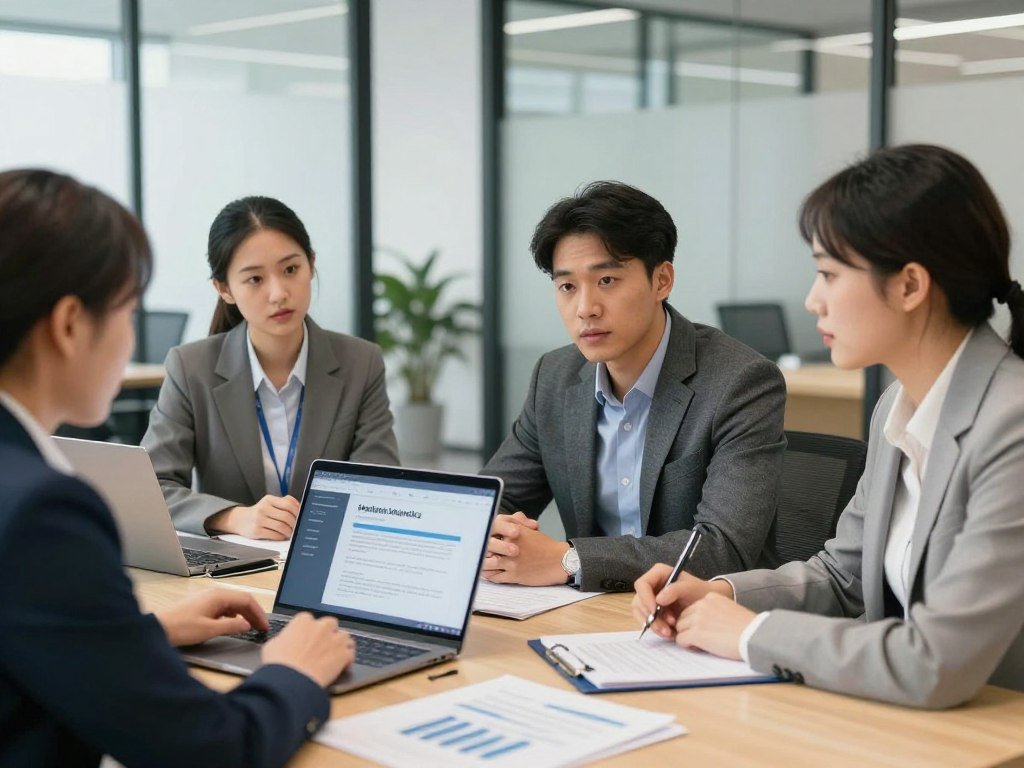 Digital marketing consultation meeting