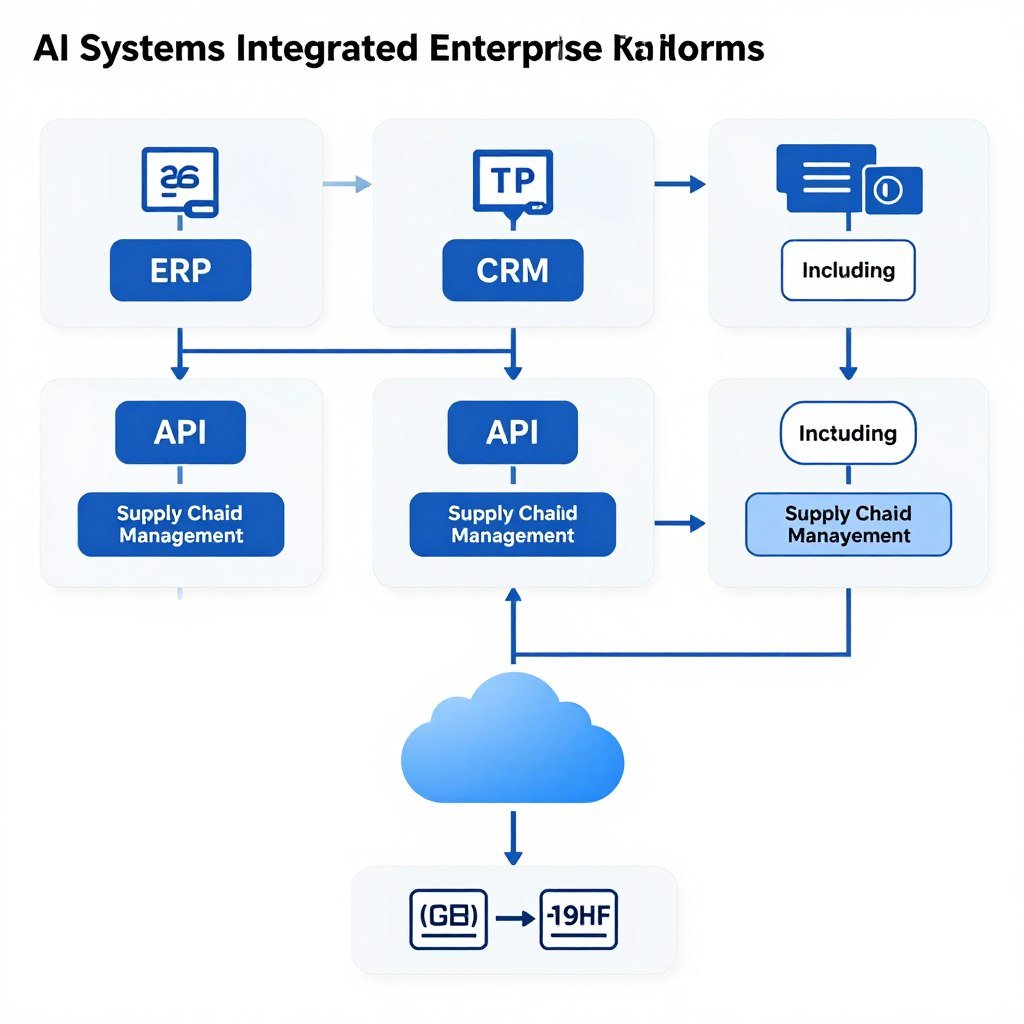 Enterprise AI platform integration architecture diagram