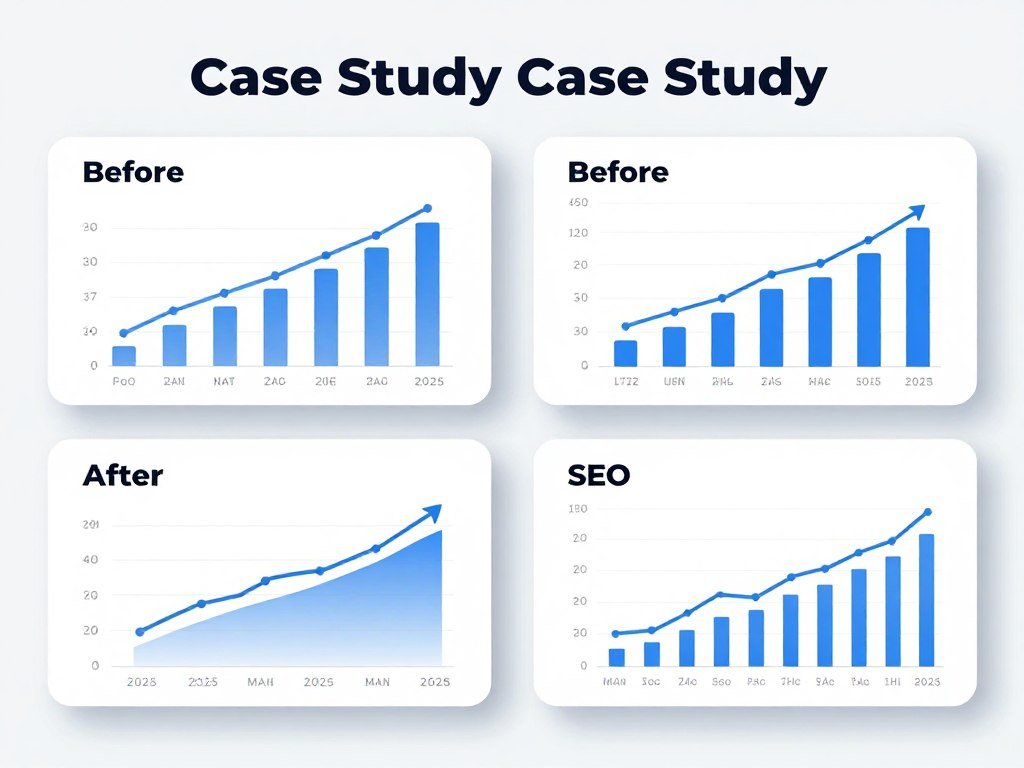 Enterprise SEO case study results showing traffic and revenue growth