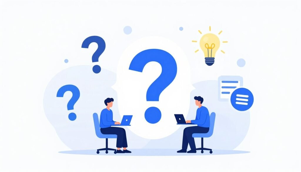 FAQ concept illustration