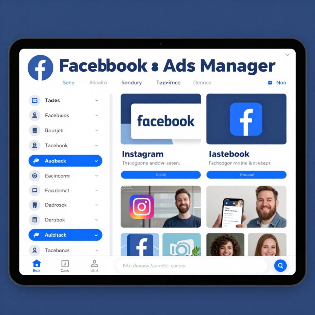 Facebook and Instagram ads interface