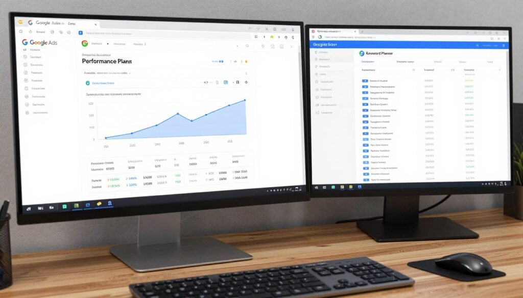 Google Ads management tools and interfaces