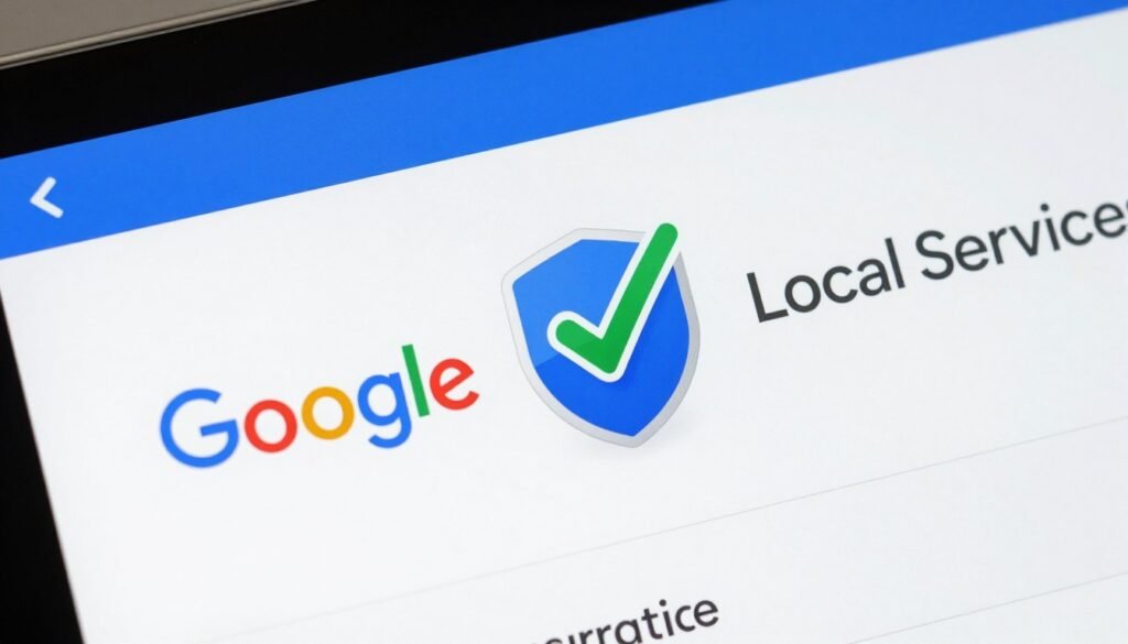 Google Guarantee badge on LSA profile