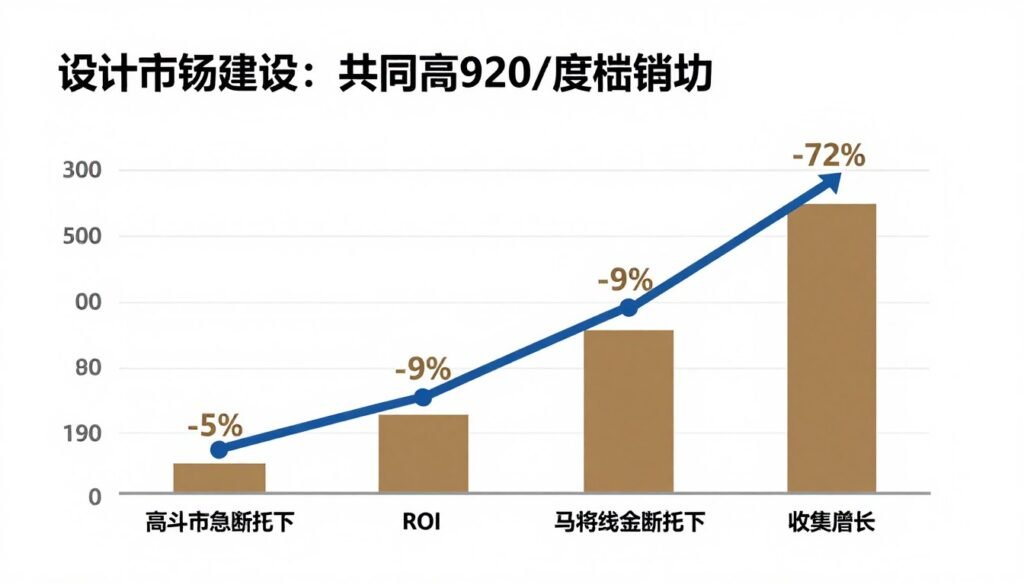 Graph showing business growth improvements with AI marketing implementation