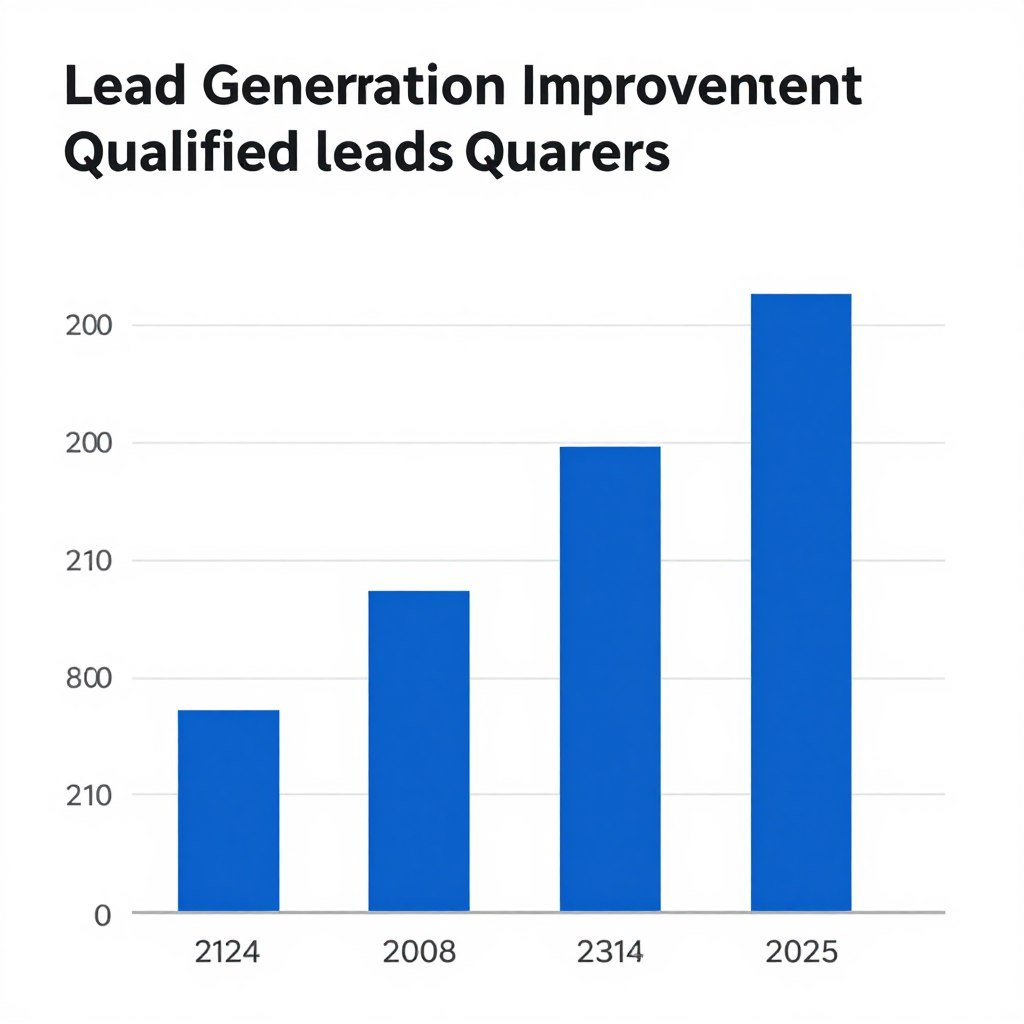 Lead generation improvement chart