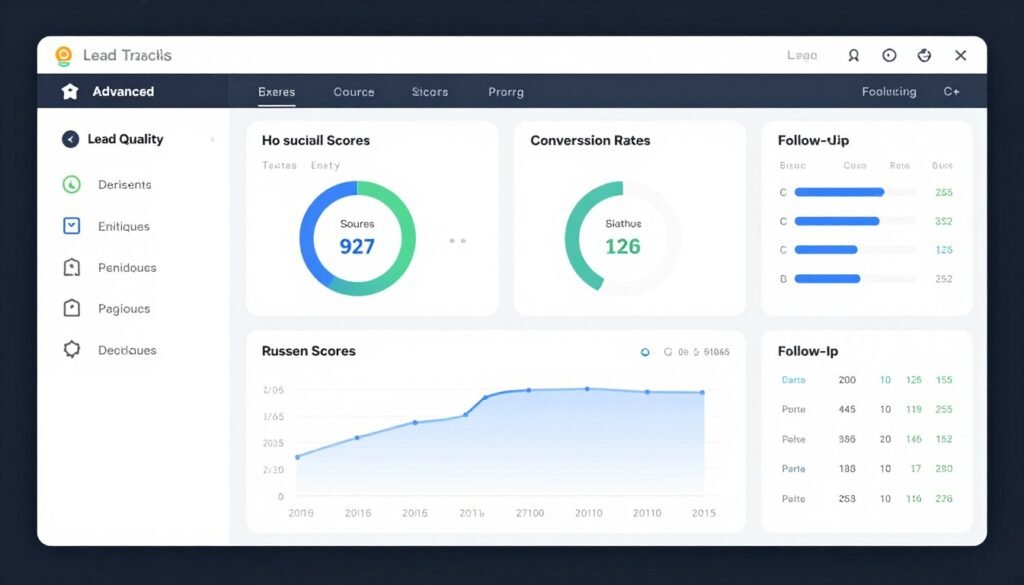 Lead tracking and quality scoring system