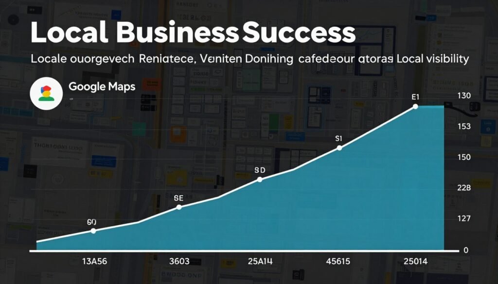 Local business success story showing maps and local rankings