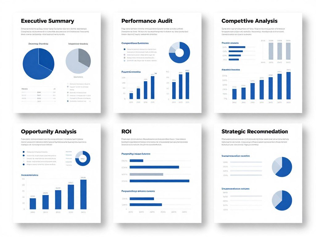 Marketing analysis report sample pages
