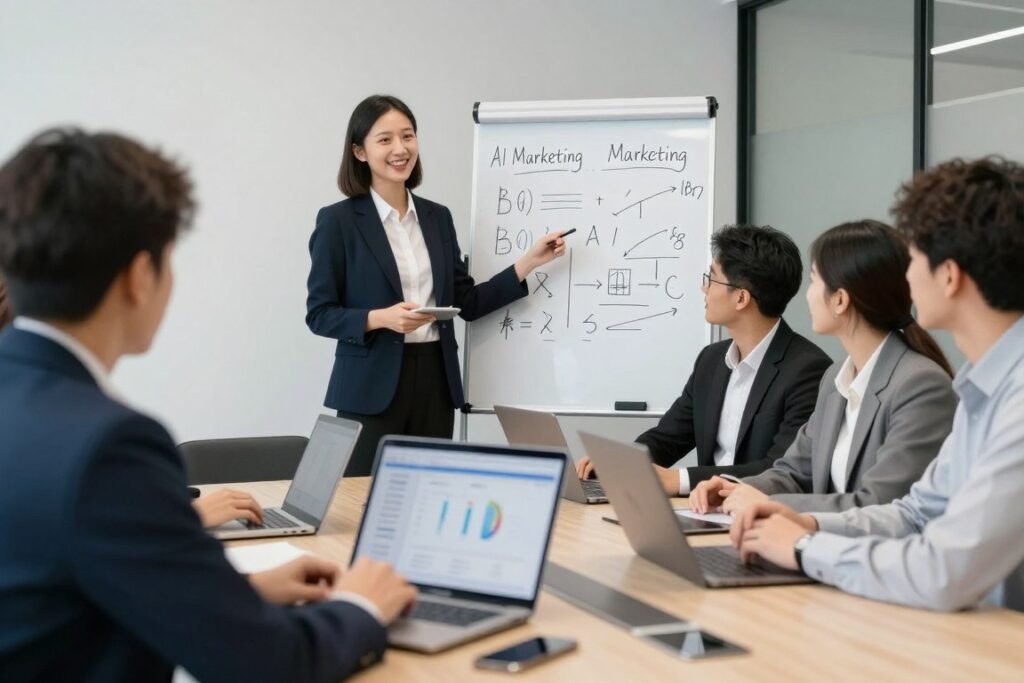 Marketing consultation session with expert strategist