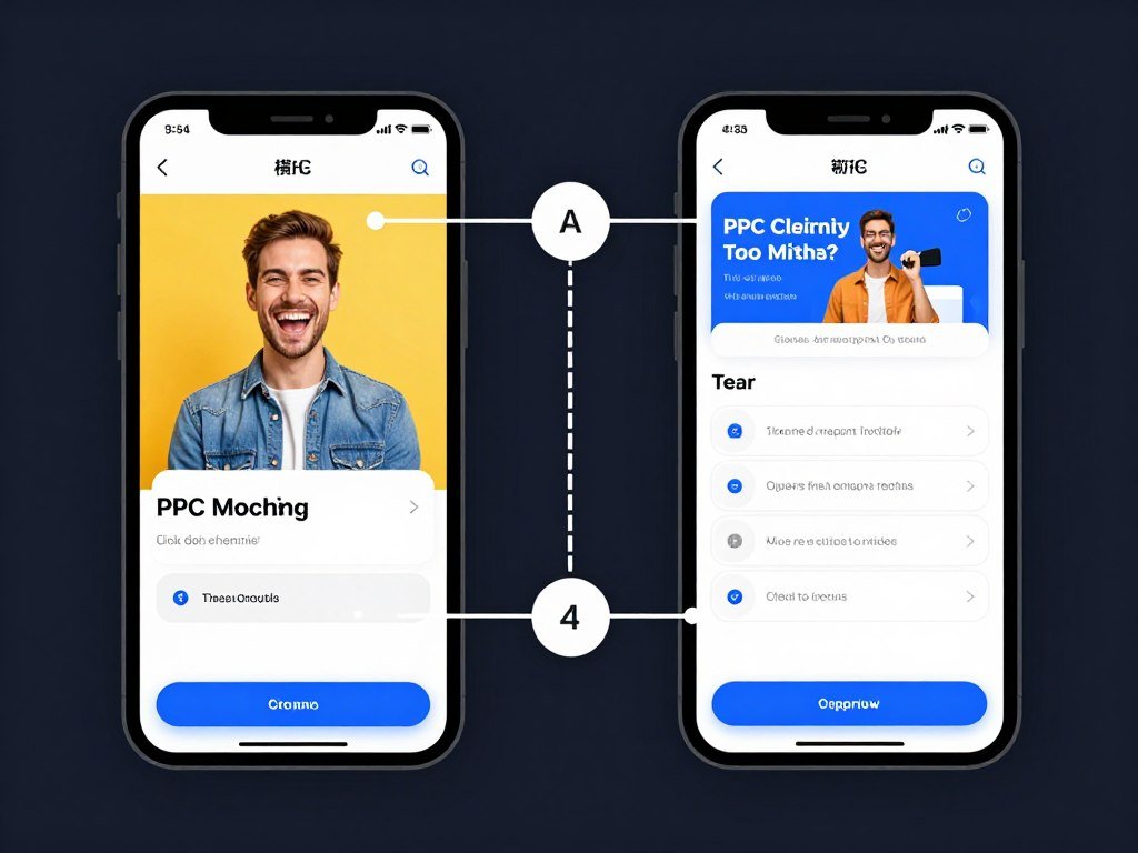 Mobile PPC ad experience and landing page optimization
