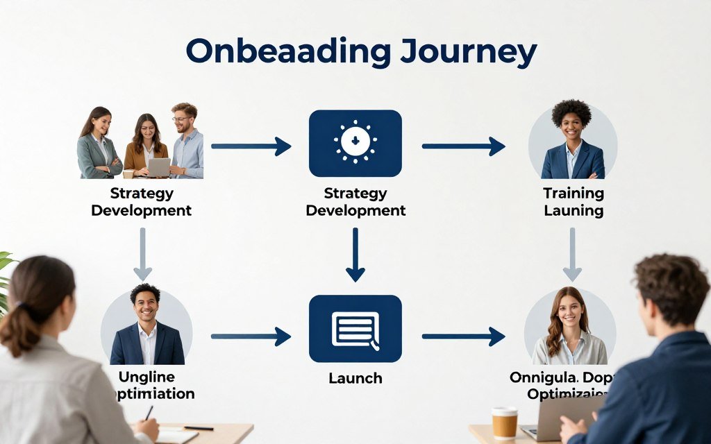 Onboarding process for new AI marketing clients