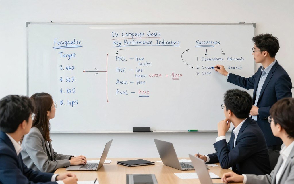 PPC campaign goal setting and KPI definition workshop