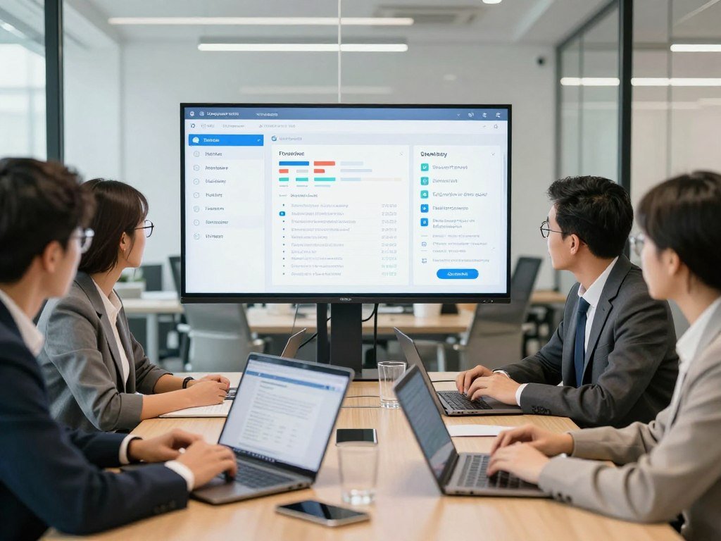 PPC management agency team working on campaign strategy
