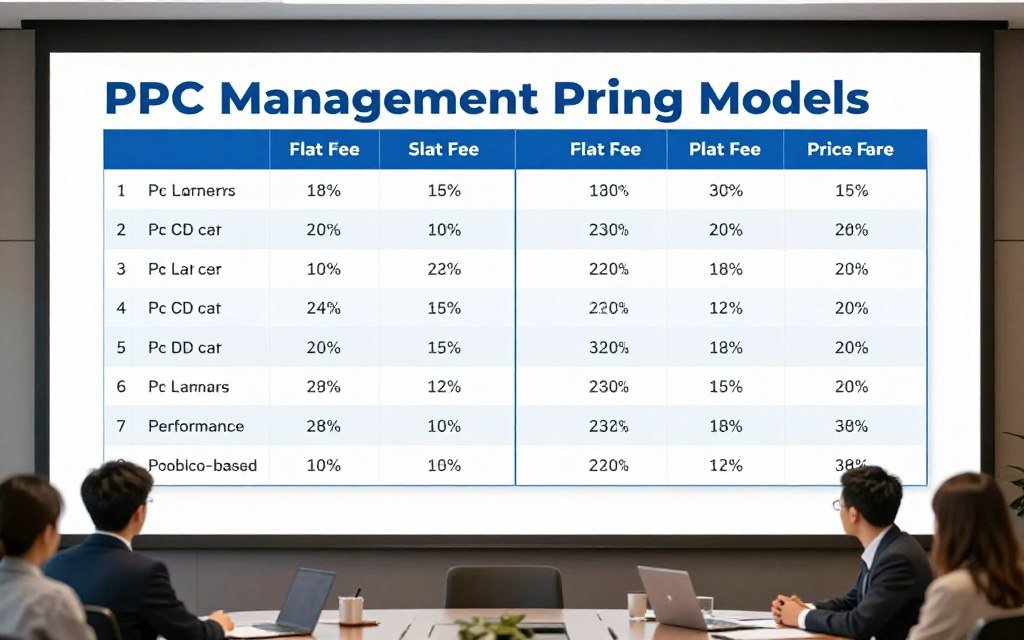 PPC management pricing structure comparison