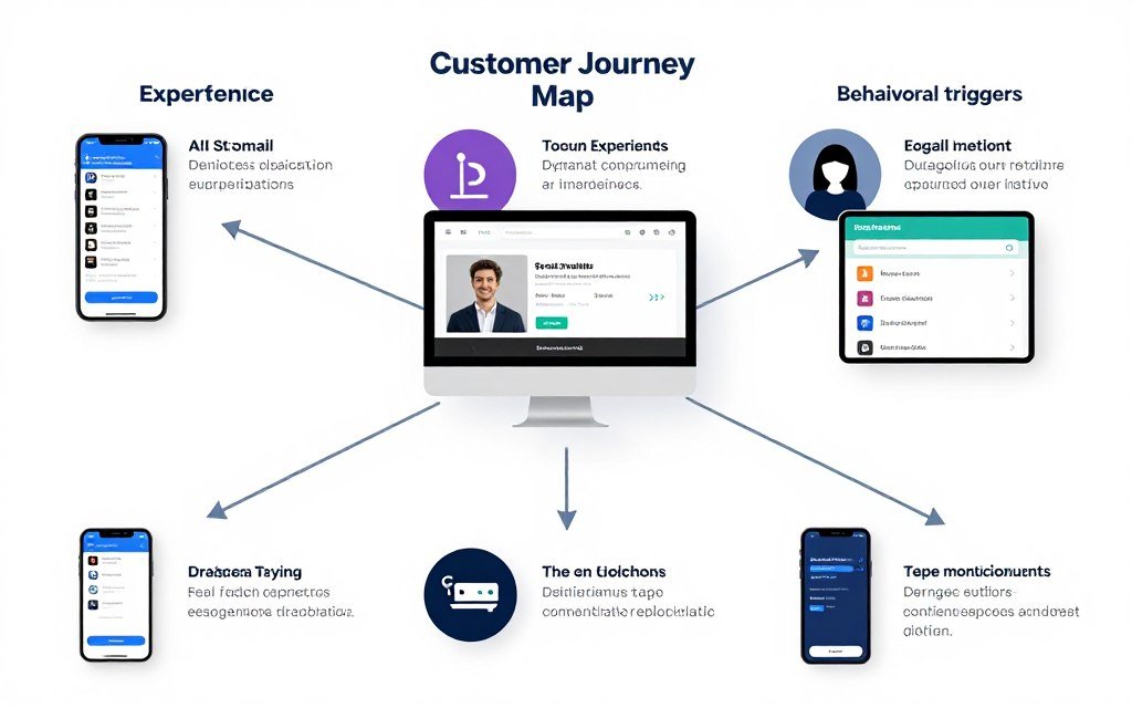 Personalized customer journey visualization across multiple touchpoints