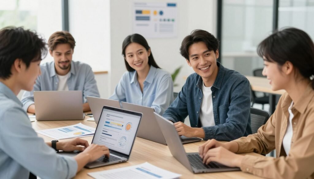 Professional SEO team ready to conduct website audit