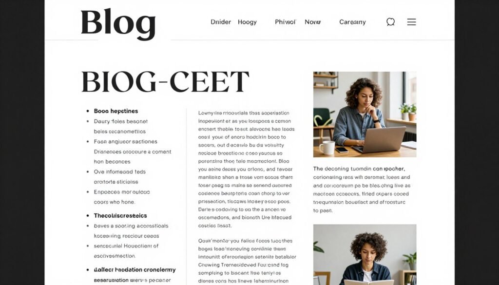 Professional blog article with formatting and images
