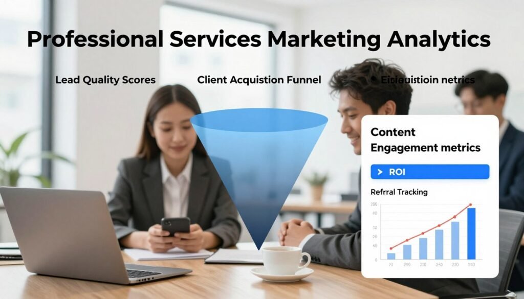 Professional services marketing dashboard