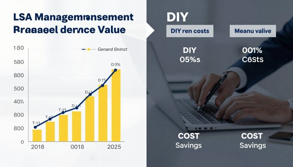 ROI calculation for LSA management services