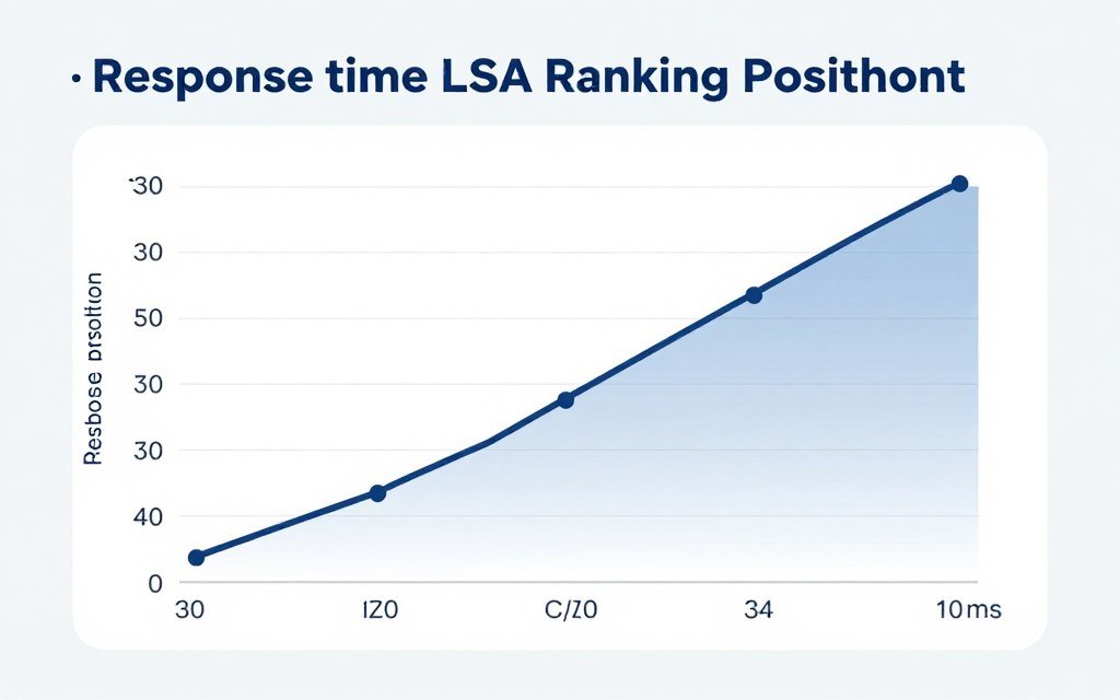 Response time impact on rankings chart