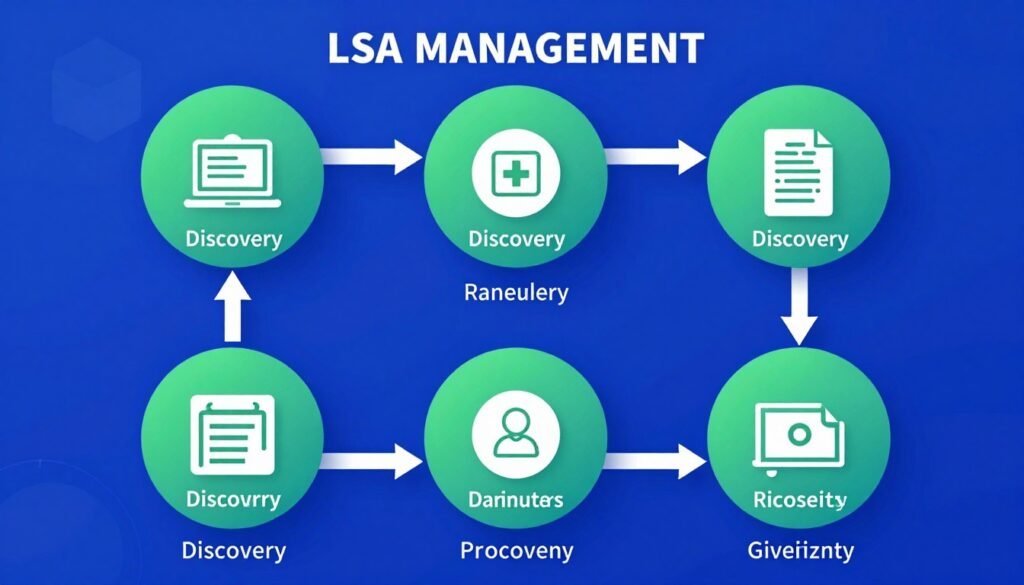 Step-by-step LSA management process