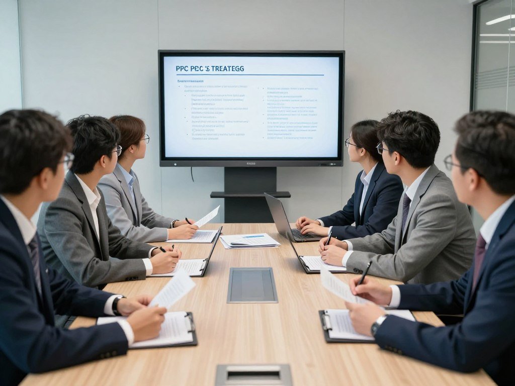 Strategic planning session with client