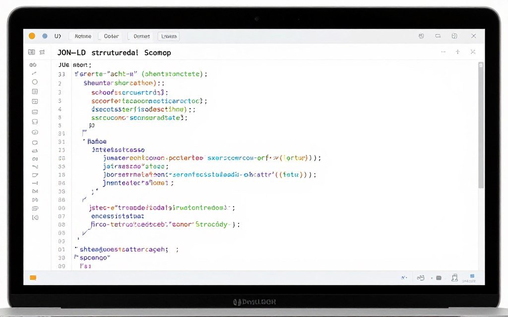 Structured data schema markup code implementation