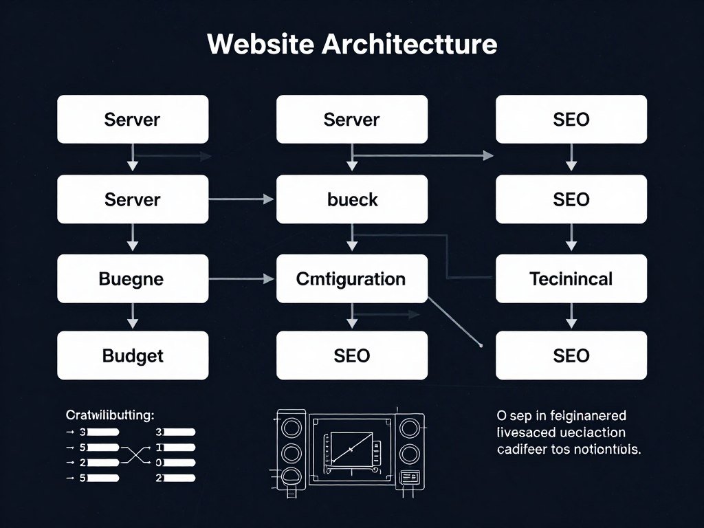 Technical SEO implementation showing site architecture optimization