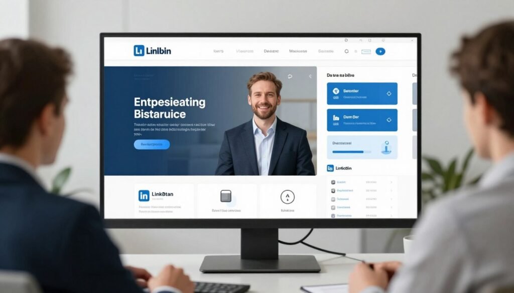 B2B YouTube advertising campaign targeting business professionals