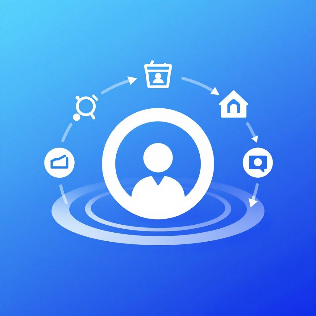 Brand awareness growth icon