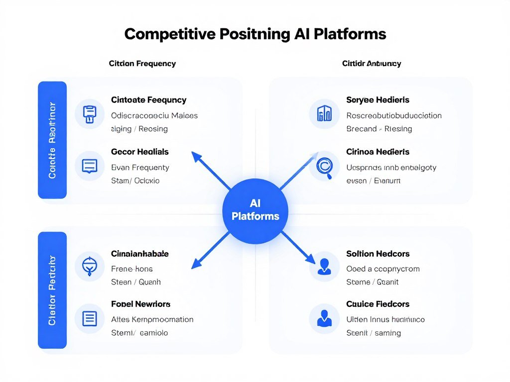 Competitive positioning matrix for AI visibility