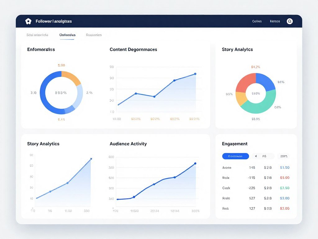 Comprehensive Instagram insights dashboard with performance analytics