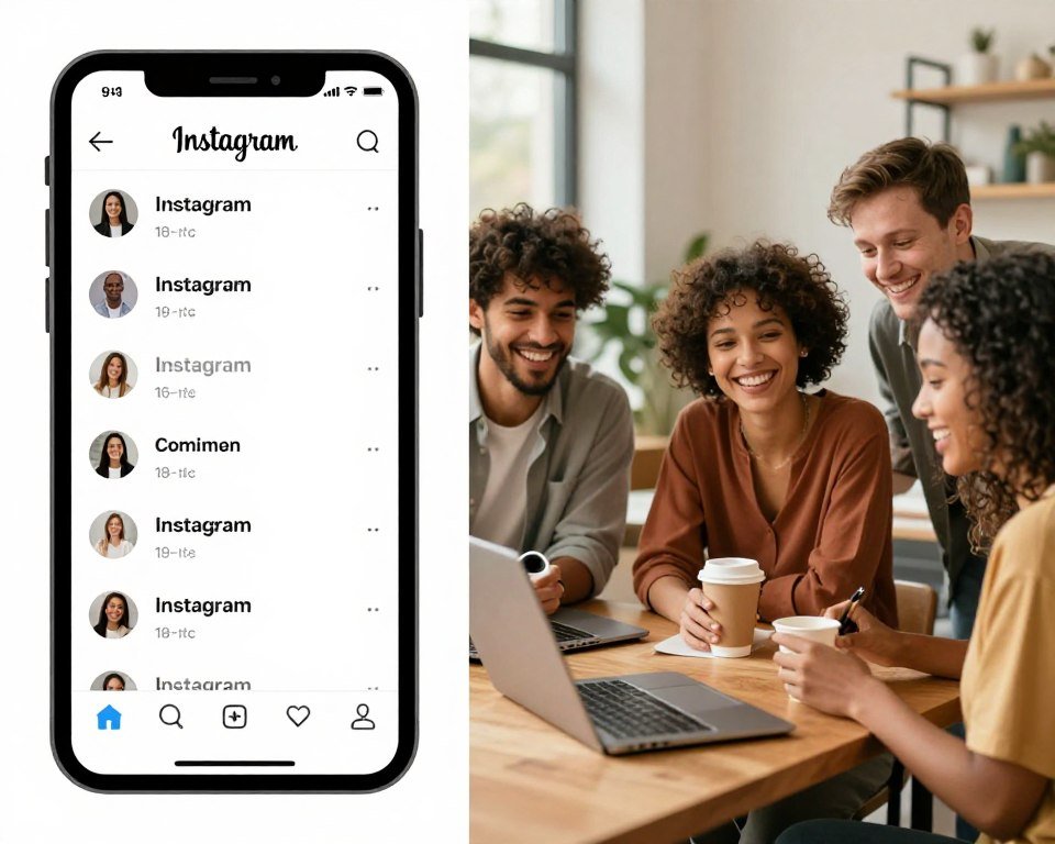 Engaged community interacting with brand on Instagram