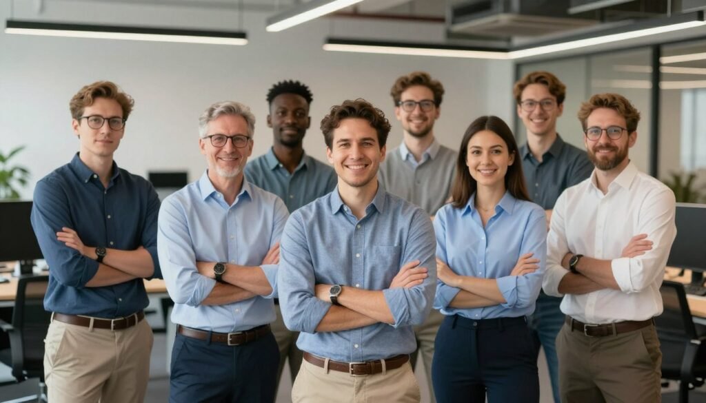 Expert AI integration team with diverse technical and business skills