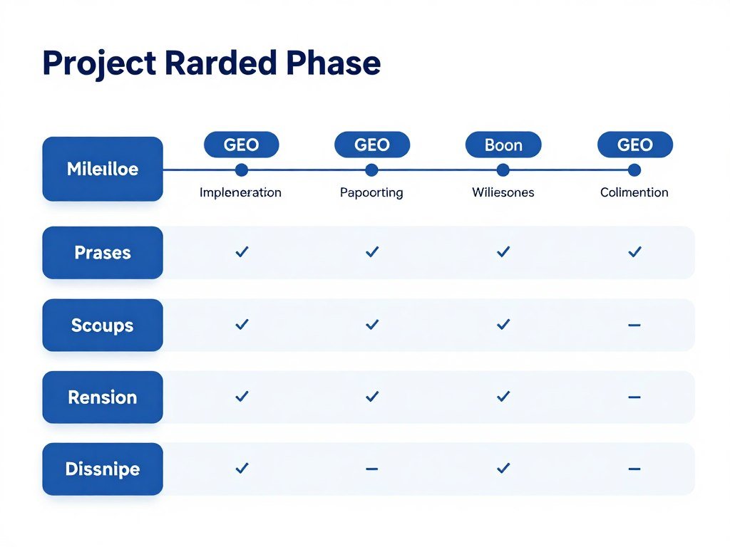 GEO implementation roadmap diagram