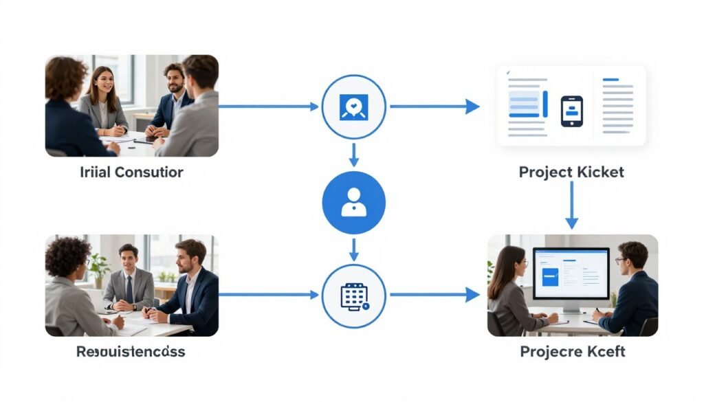 Getting started process for AI integration services