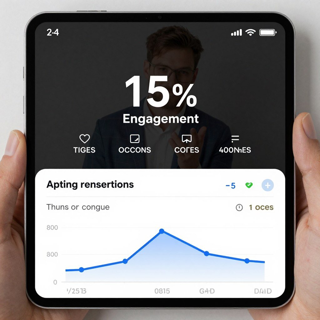 High engagement rate metrics on Instagram posts
