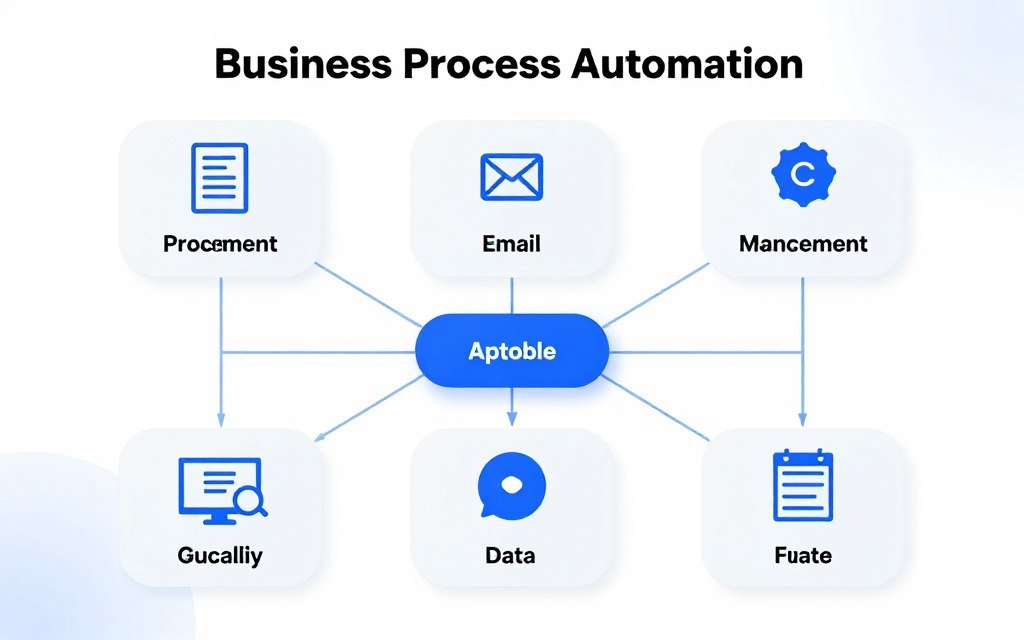 Internal business process automation workflow using AI integration