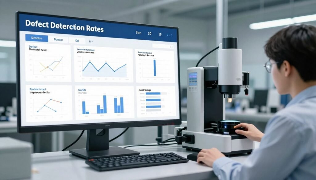 Manufacturing quality control improvements through AI integration