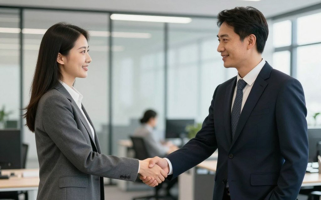 Partnership handshake representing AI integration collaboration