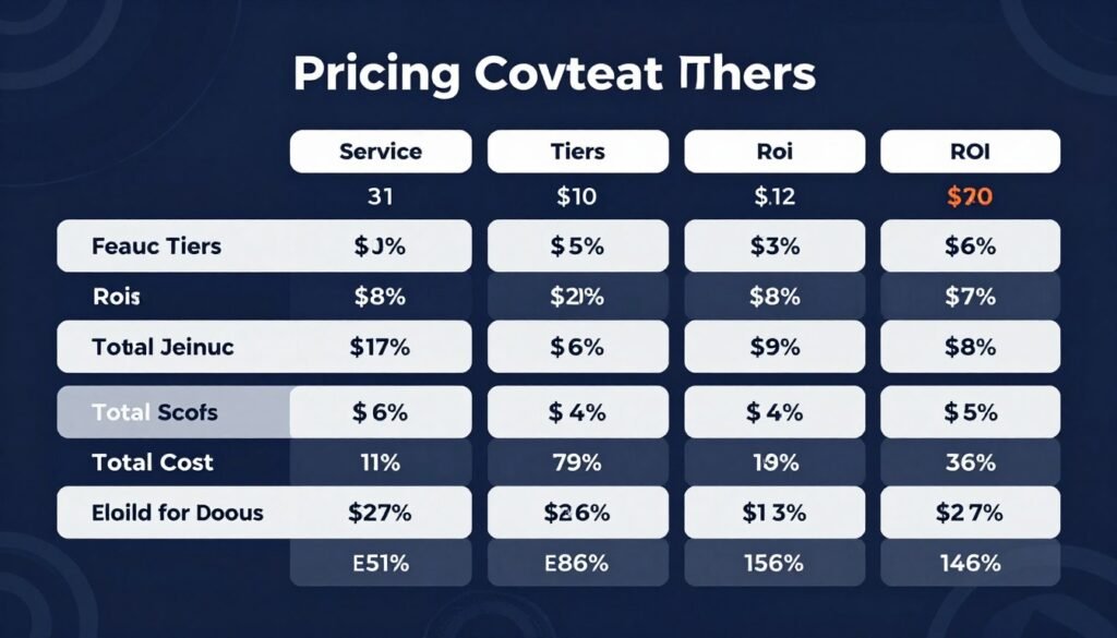 Pricing model comparison for AI integration services